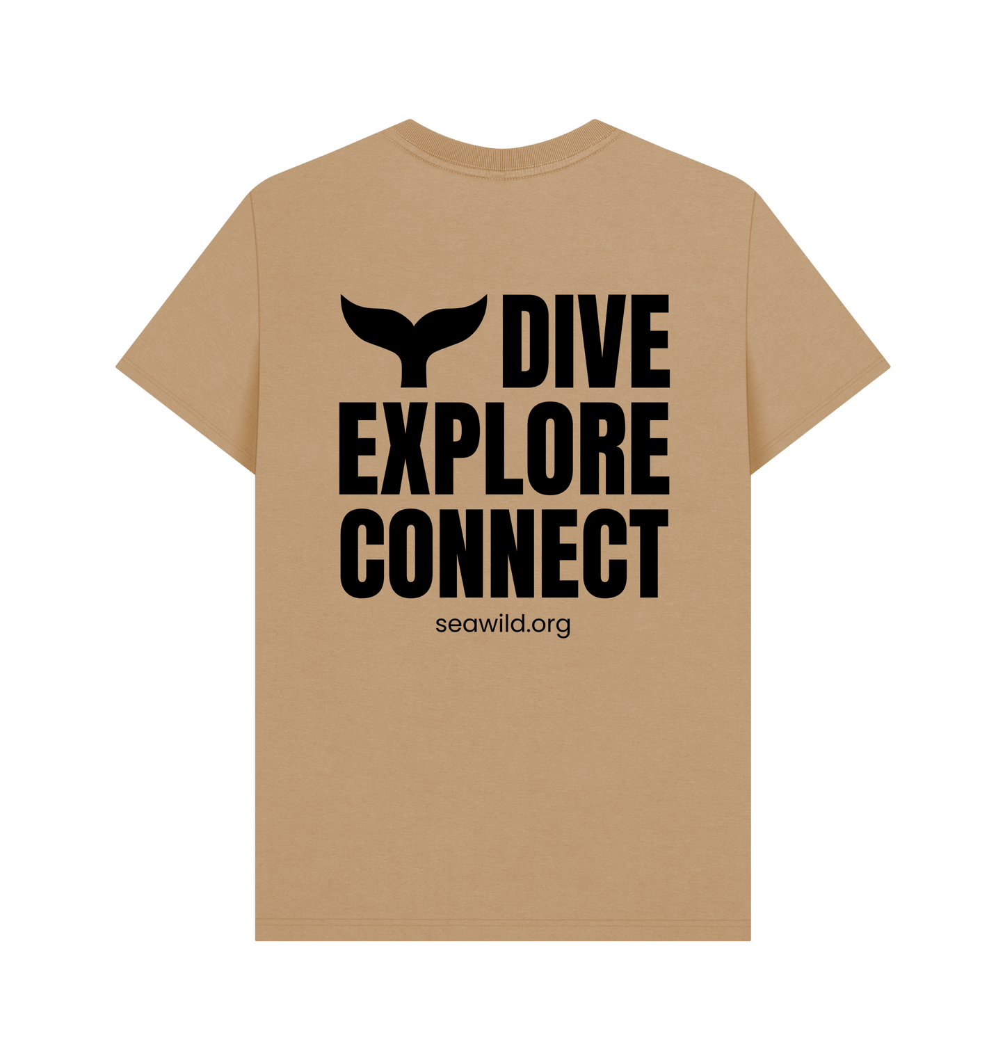 Sand Printed T-shirt Back