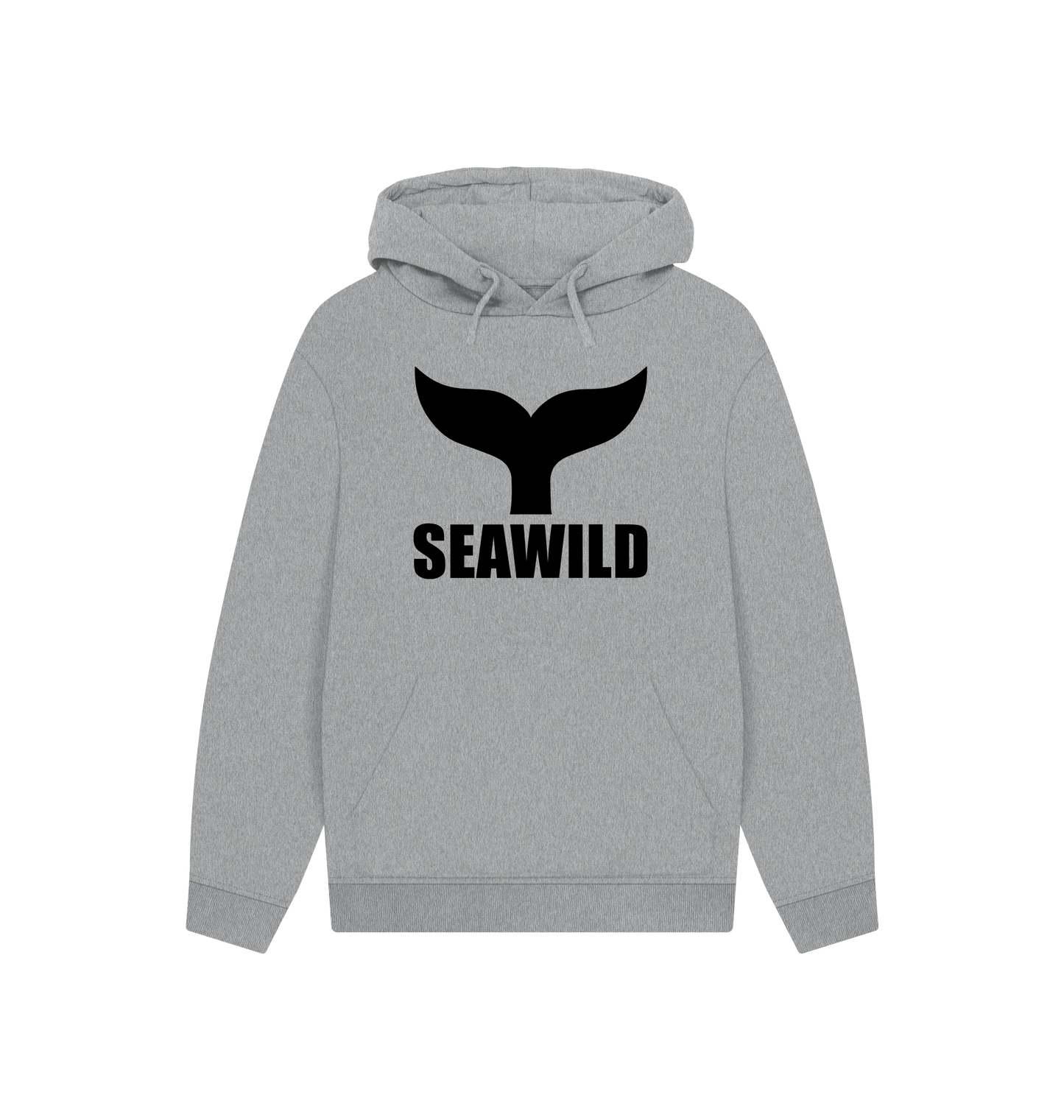 Athletic Grey Printed Hoody Front