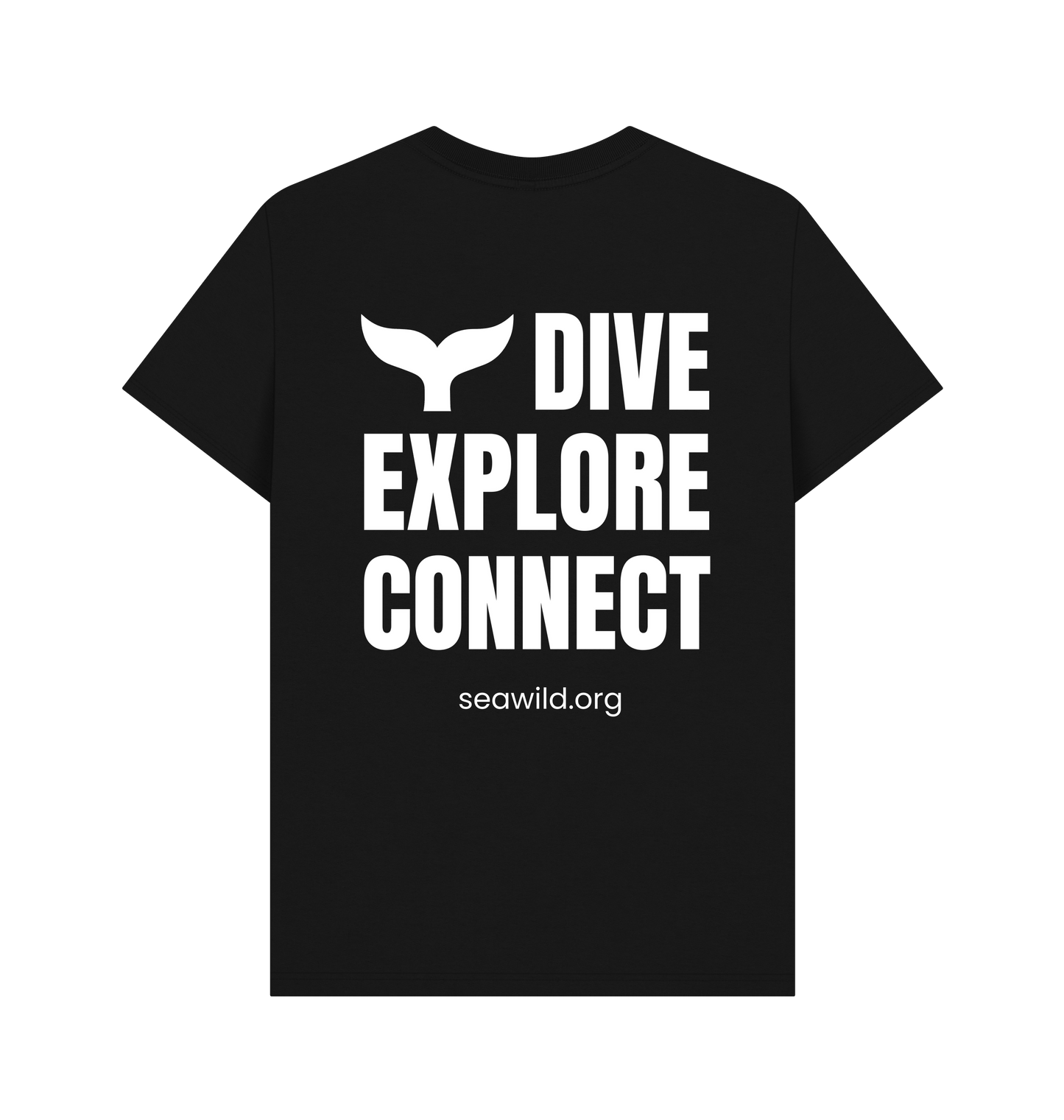 Black Printed T-shirt Back