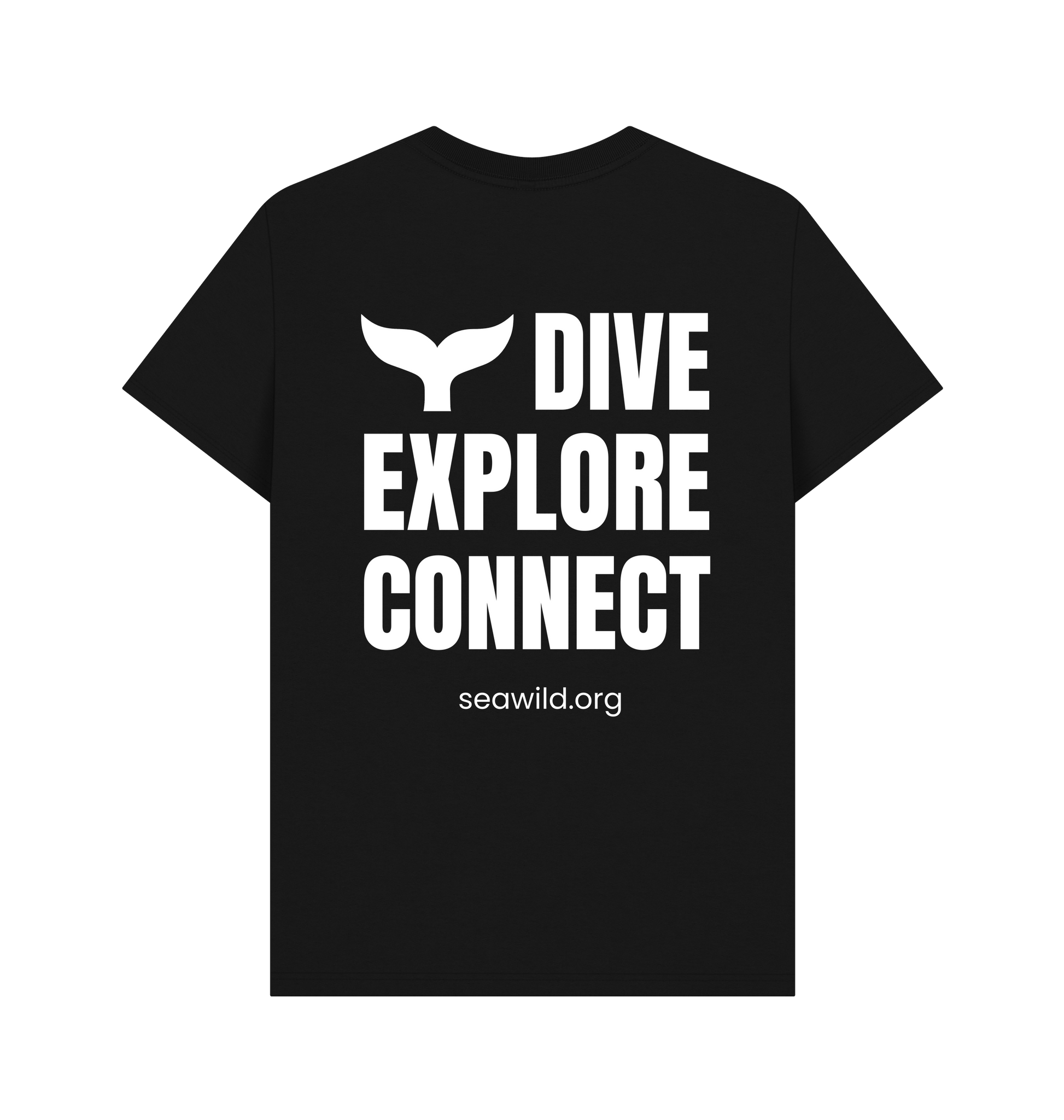 Black Printed T-shirt Back
