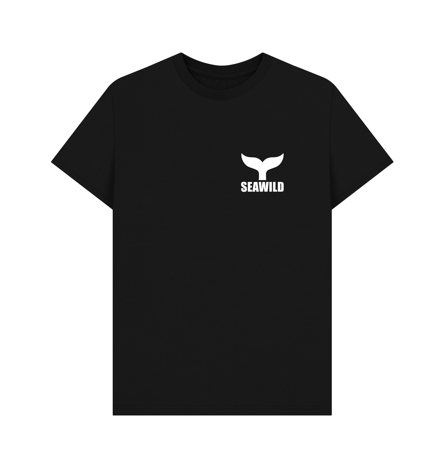 Black Printed T-shirt Front