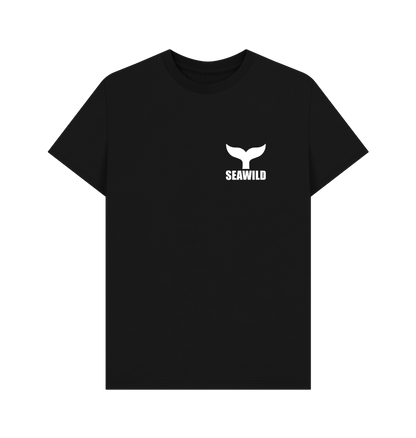 Black Printed T-shirt Front
