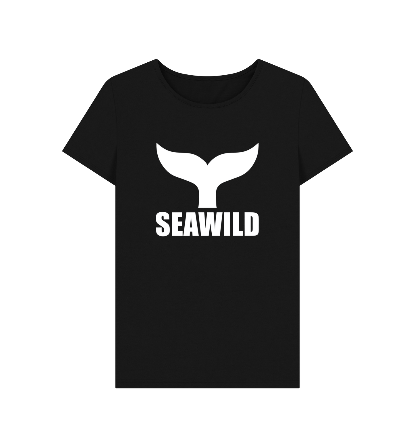 Black Printed T-shirt Front