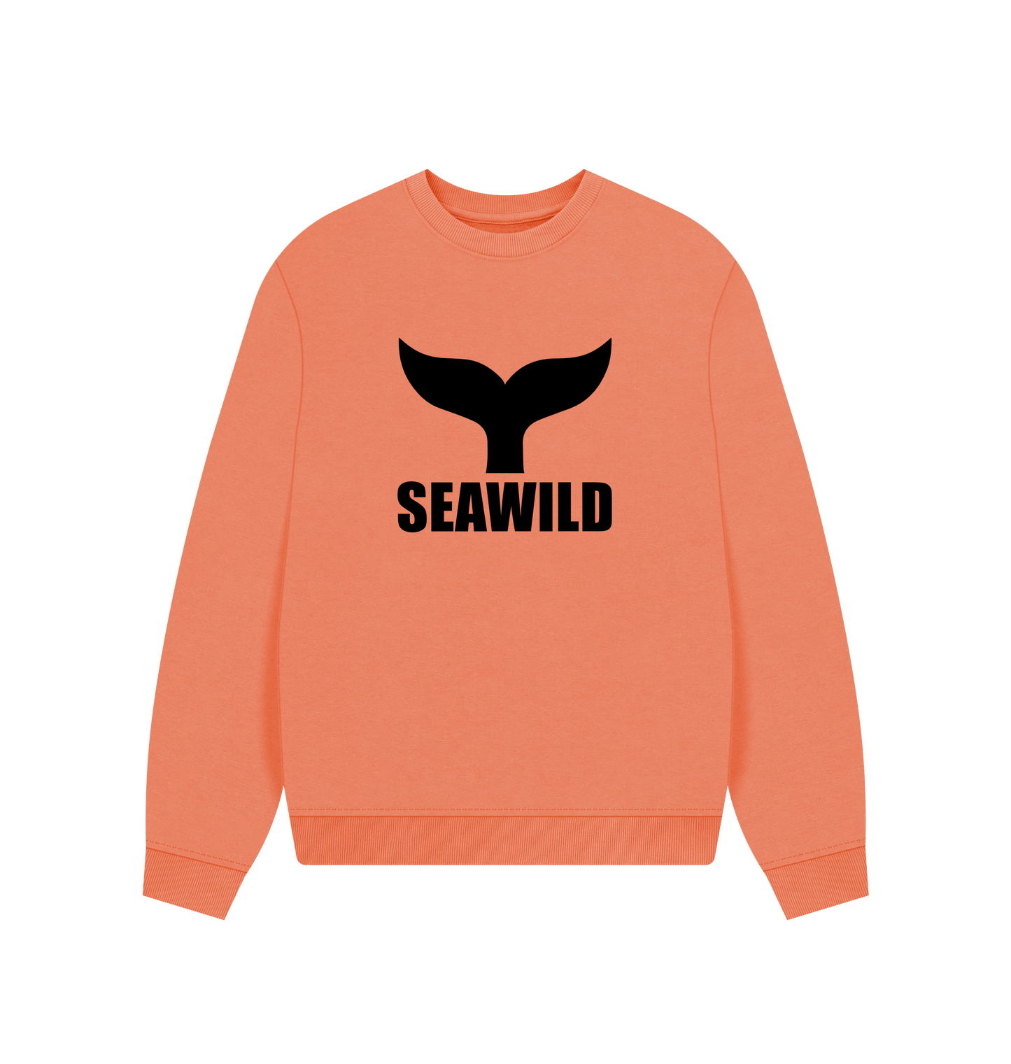 Apricot Printed Sweater Front