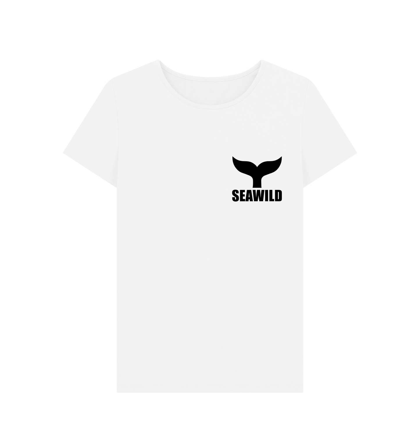 White Printed T-shirt Front