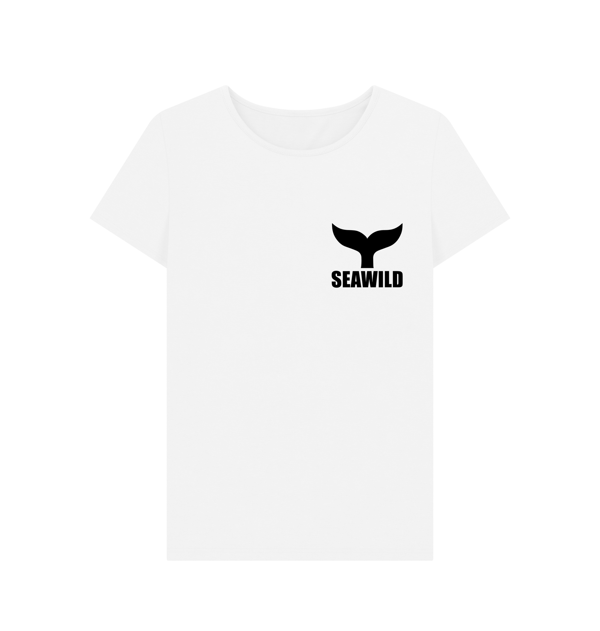 White Printed T-shirt Front
