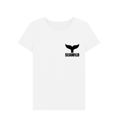 White Printed T-shirt Front