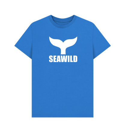 Bright Blue Printed T-shirt Front