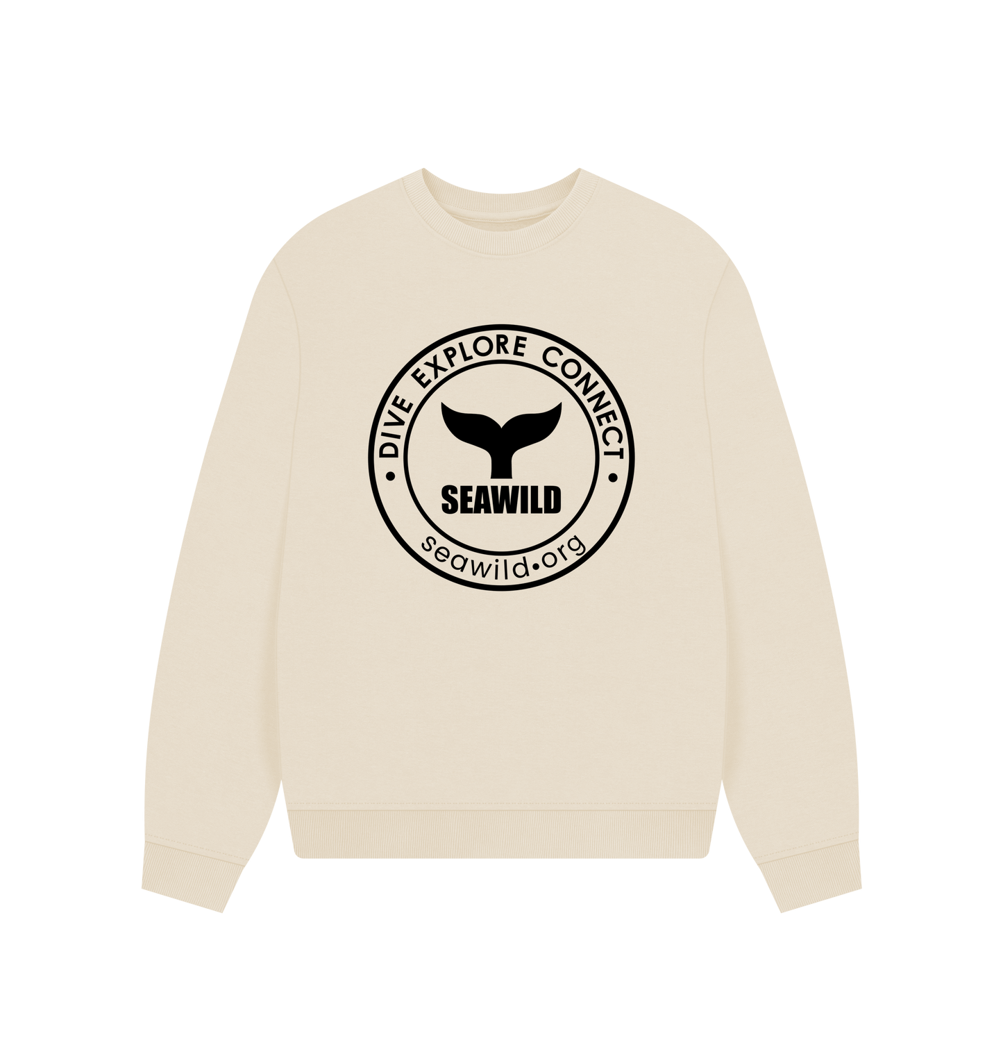Oat Printed Sweater Front