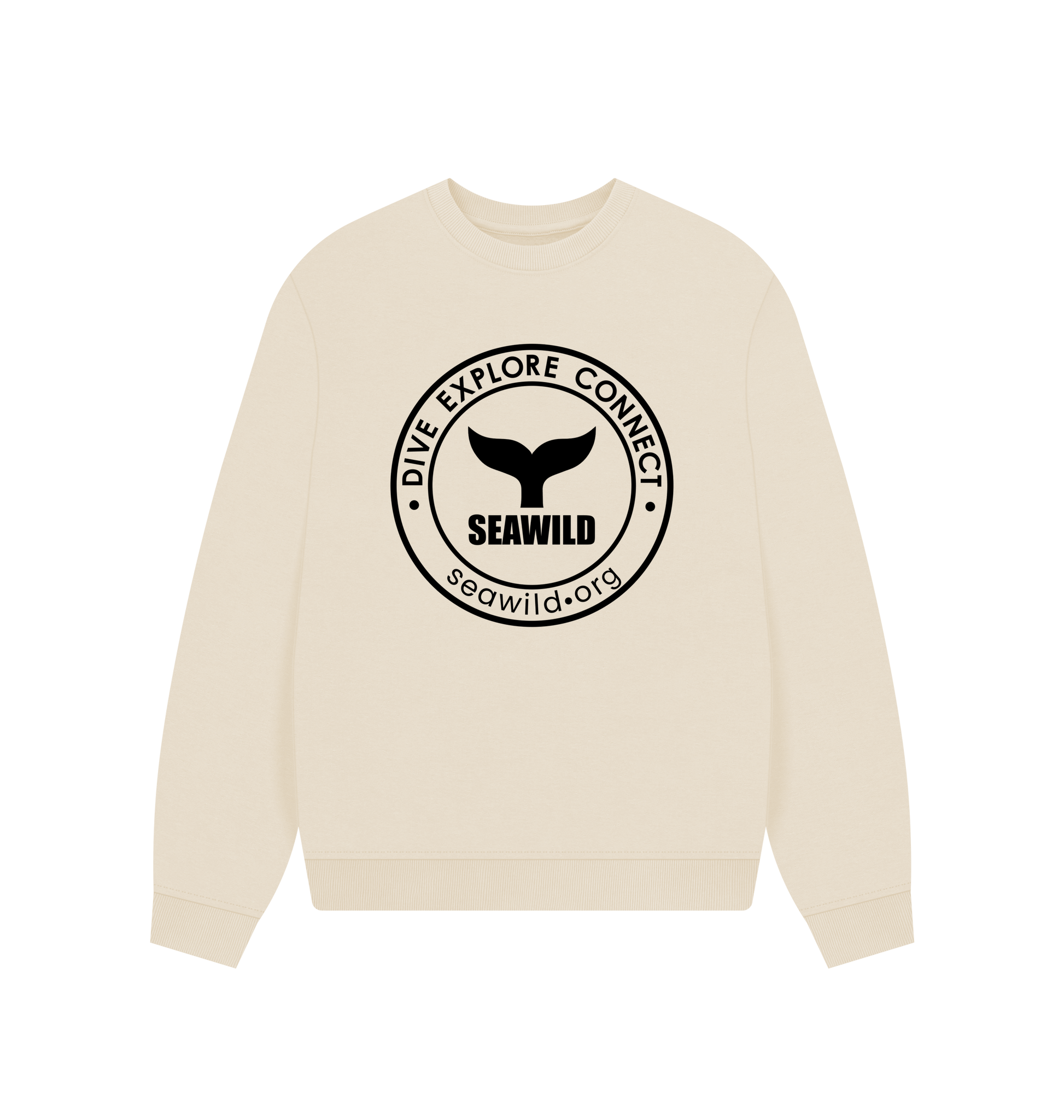 Oat Printed Sweater Front