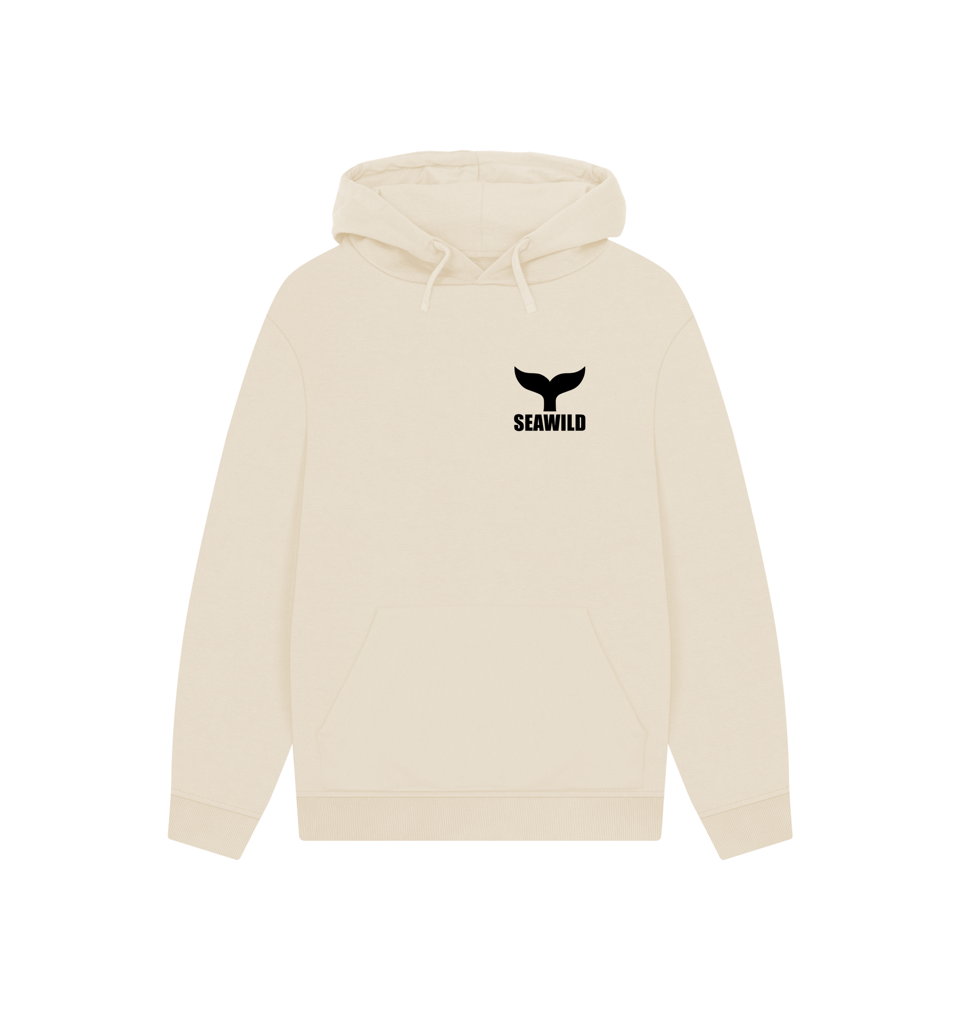 Oat Printed Hoody Front