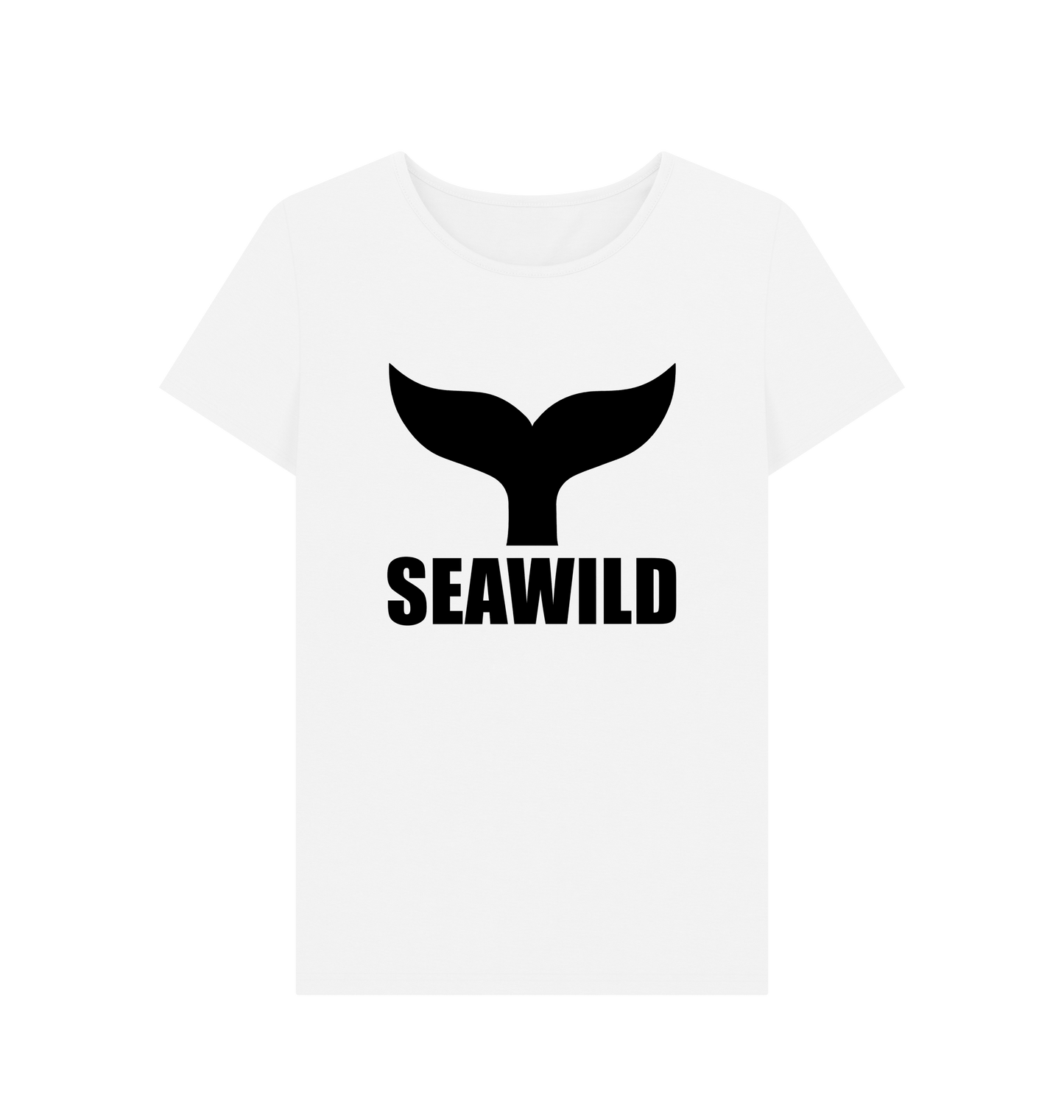 White Printed T-shirt Front