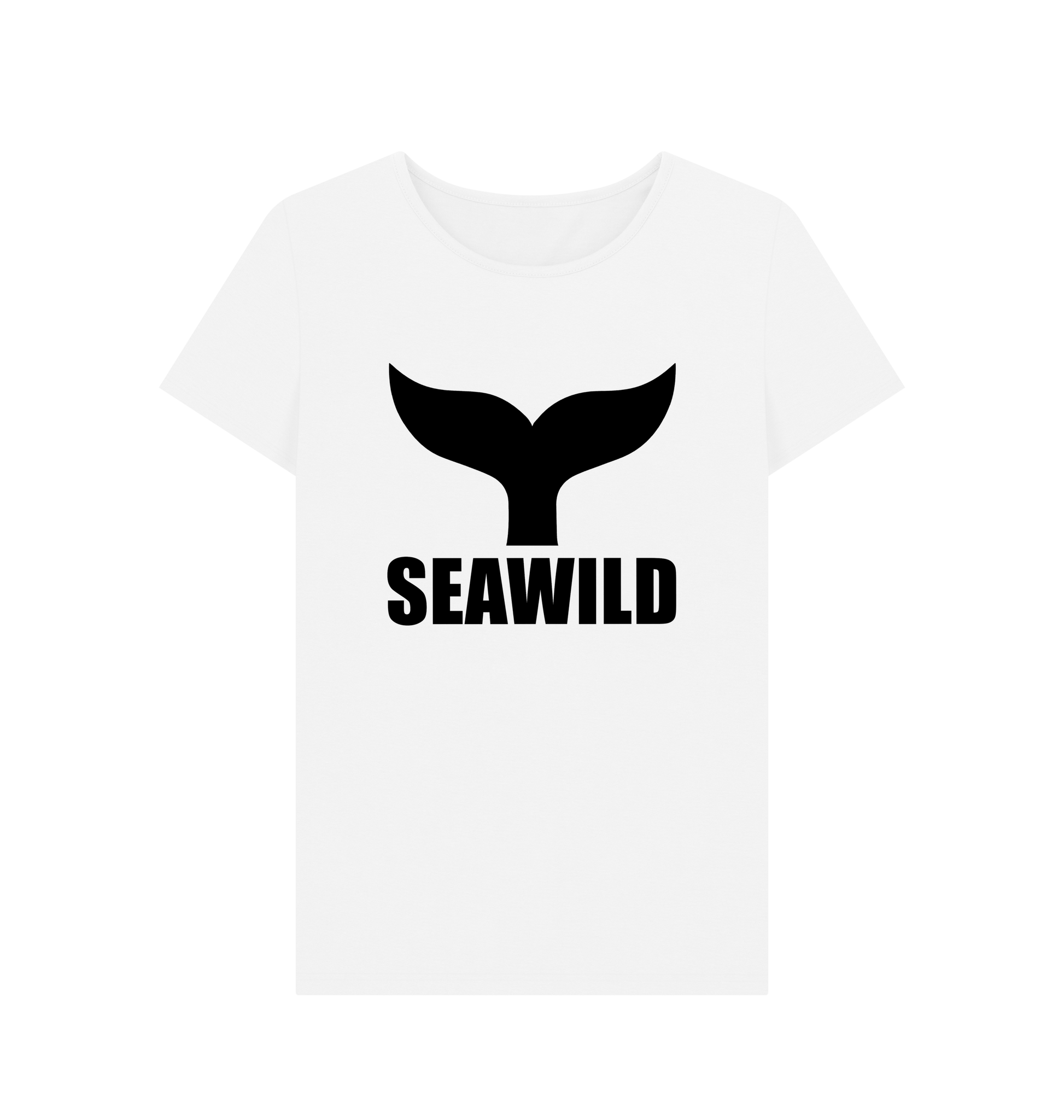 White Printed T-shirt Front