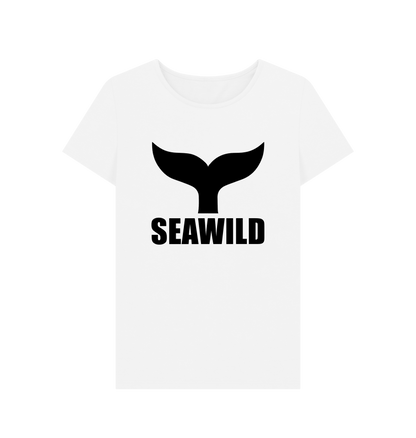 White Printed T-shirt Front