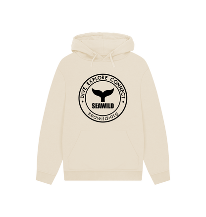 Oat Printed Hoody Front