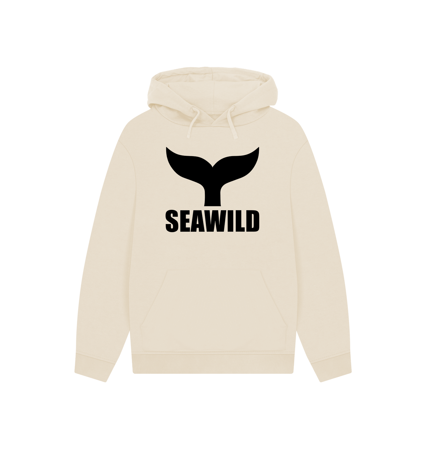 Oat Printed Hoody Front