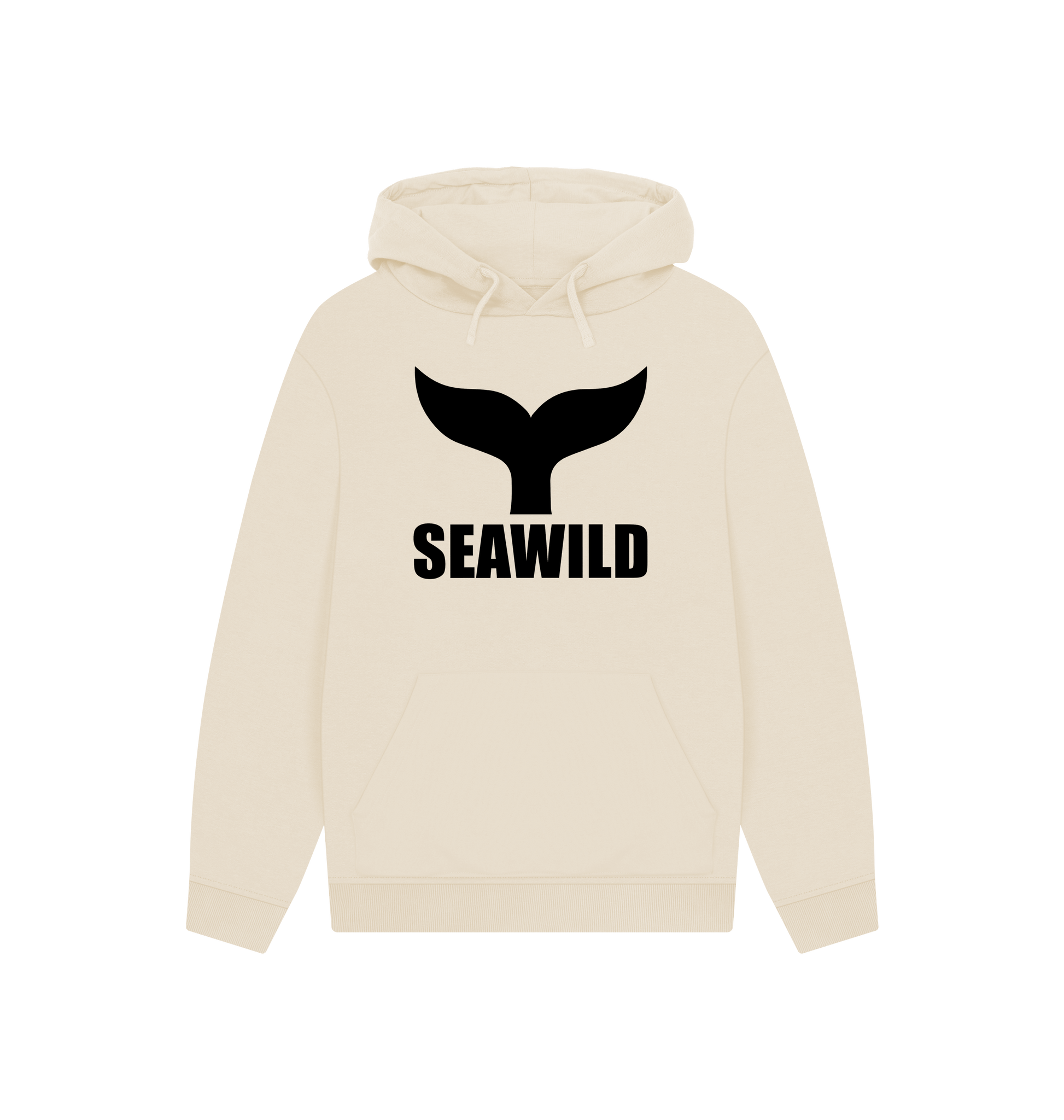 Oat Printed Hoody Front