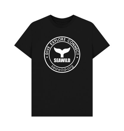 Black Printed T-shirt Front