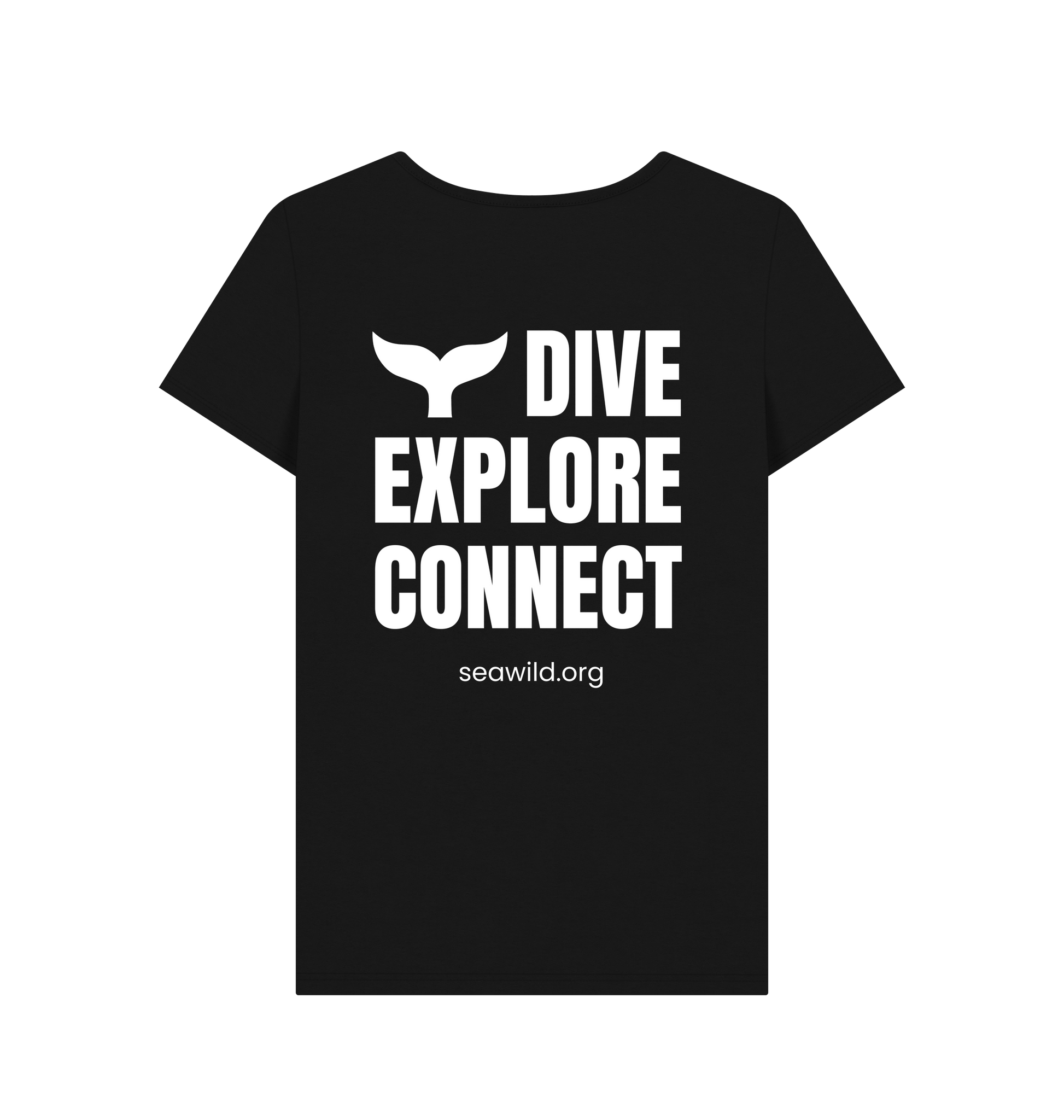 Black Printed T-shirt Back