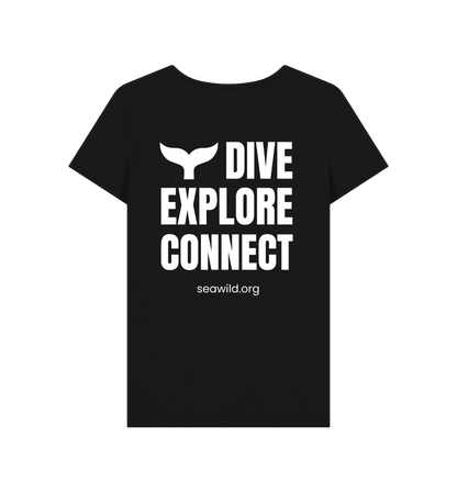 Black Printed T-shirt Back