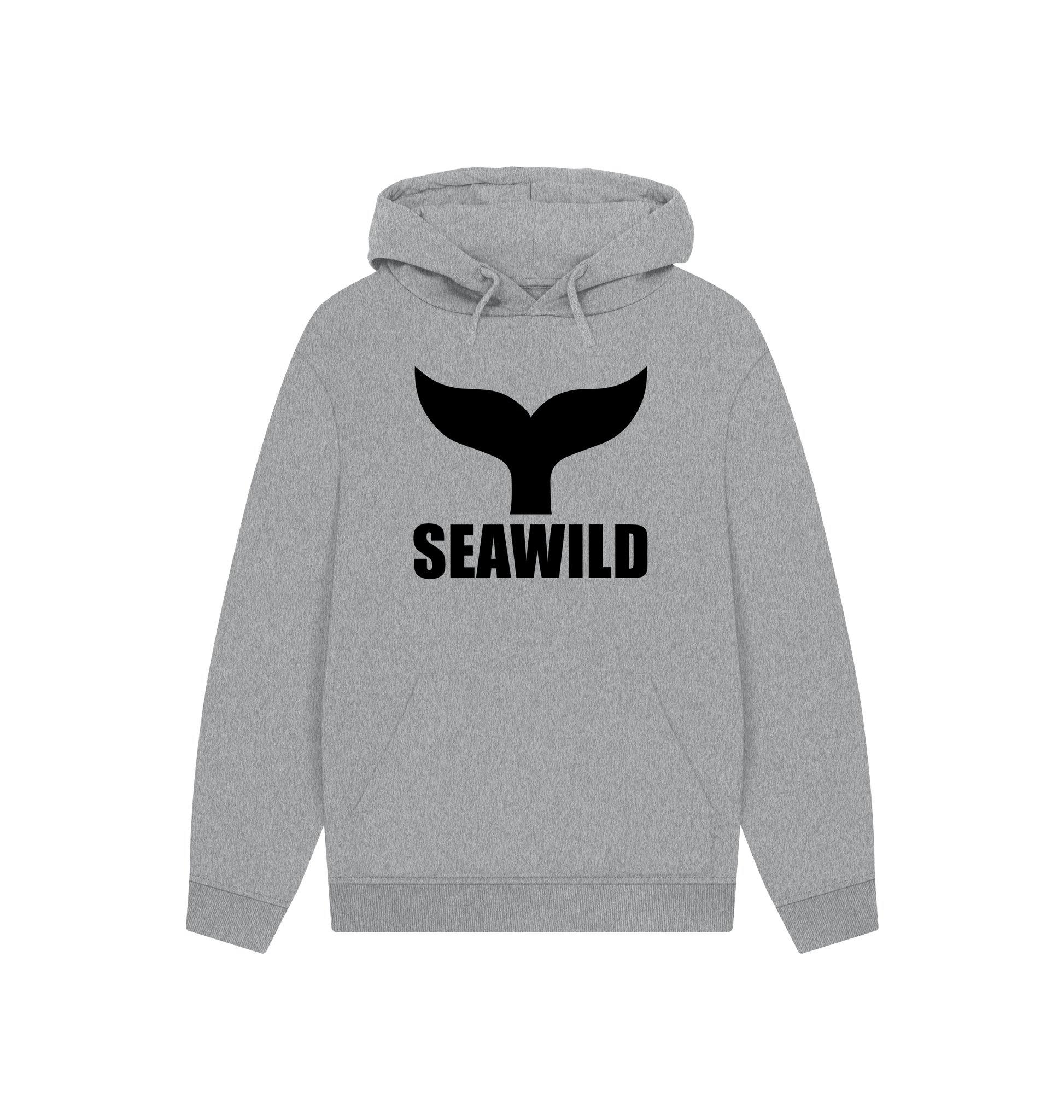 Athletic Grey Printed Hoody Front