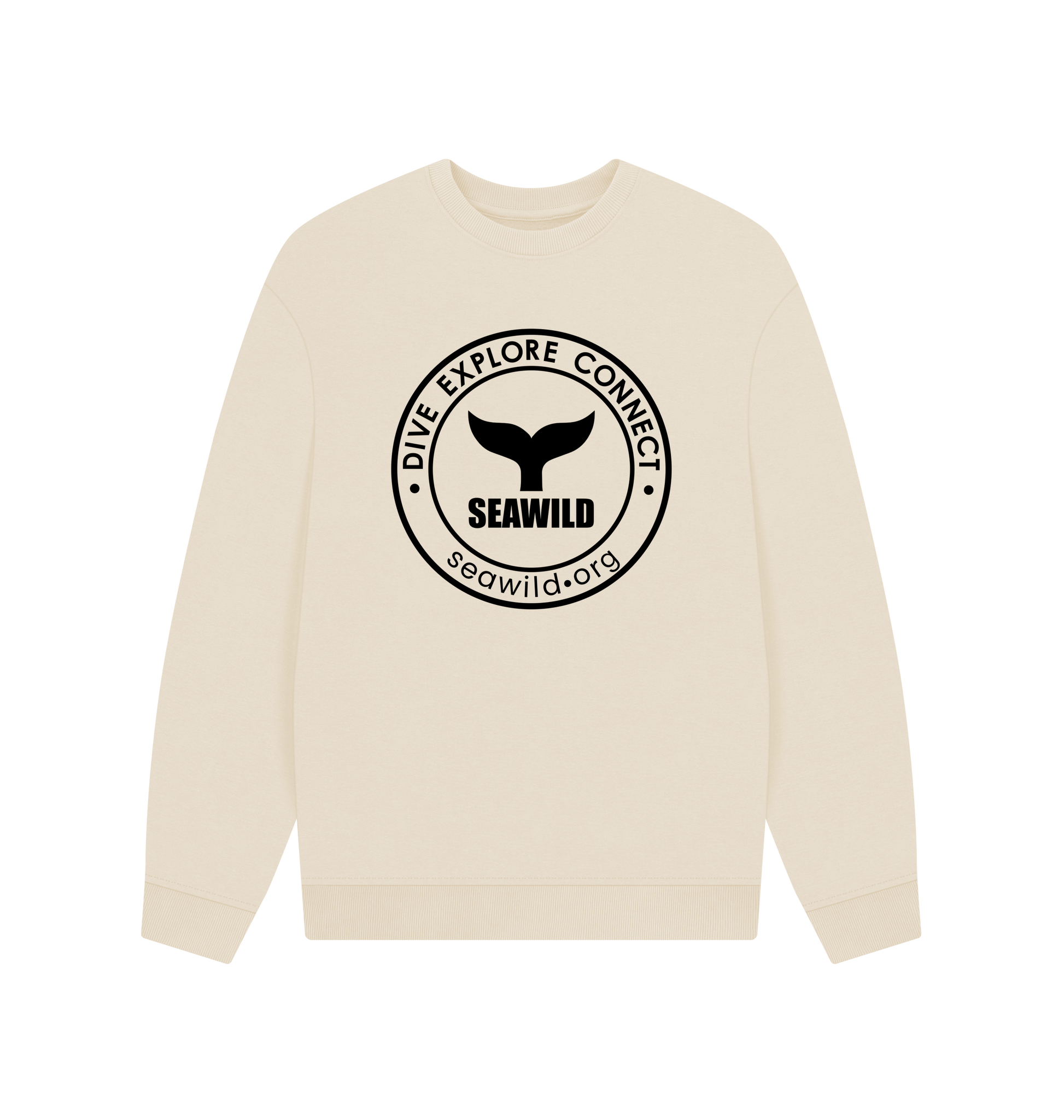 Oat Printed Sweater Front