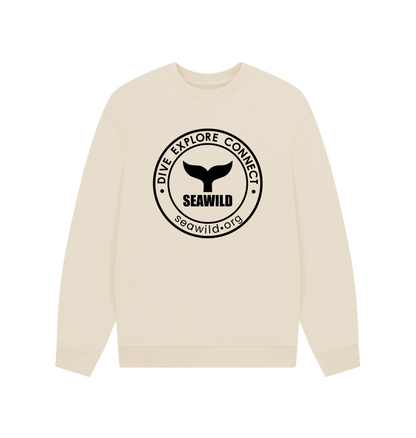 Oat Printed Sweater Front