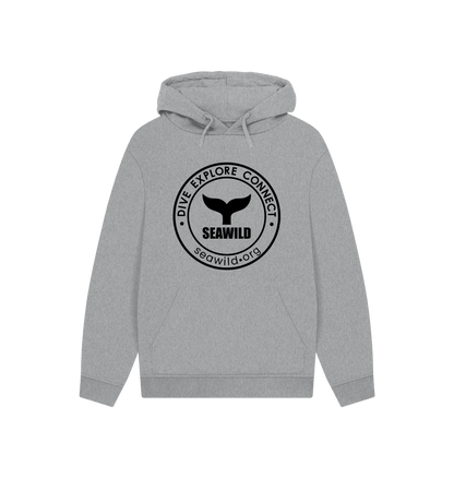 Athletic Grey Printed Hoody Front