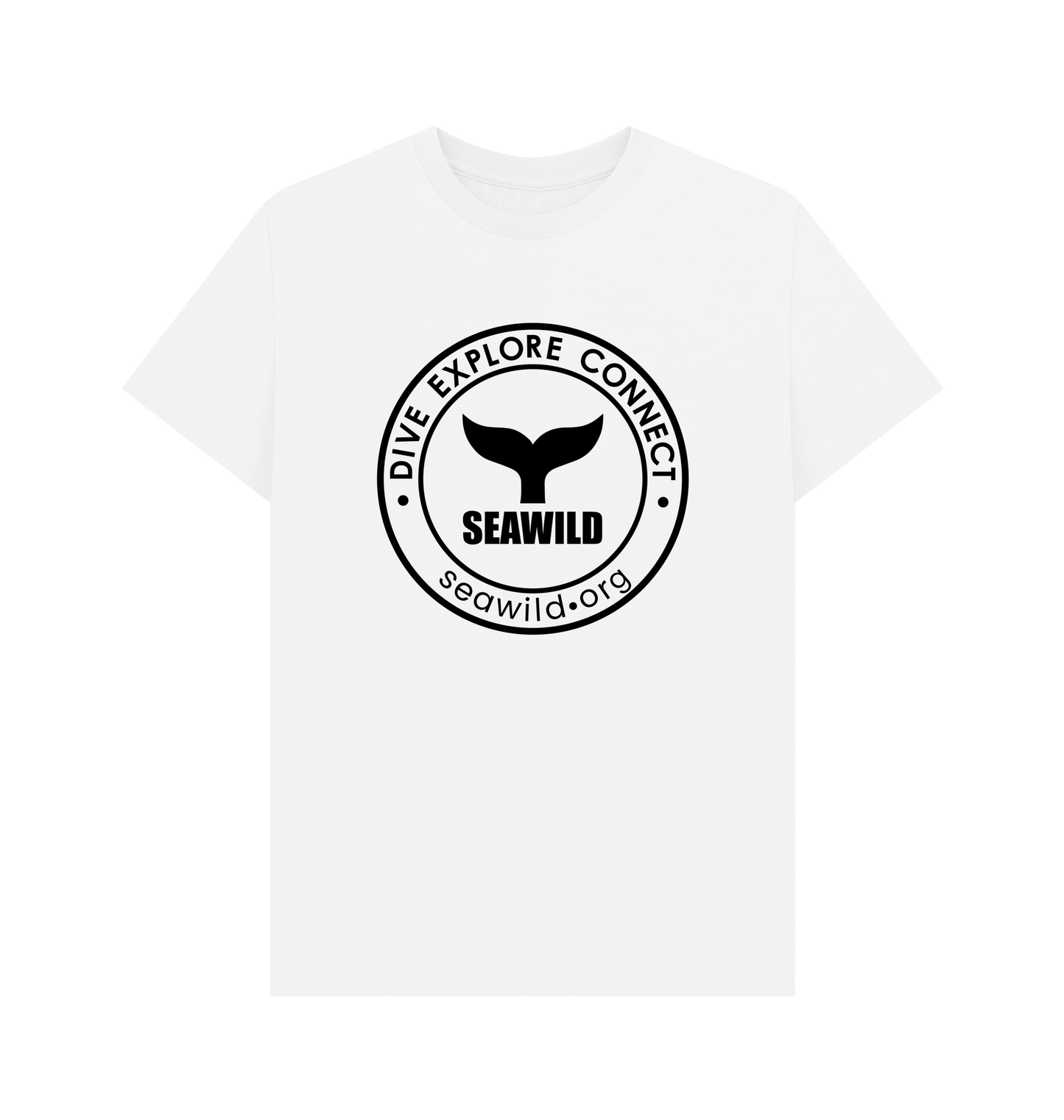 White Printed T-shirt Front