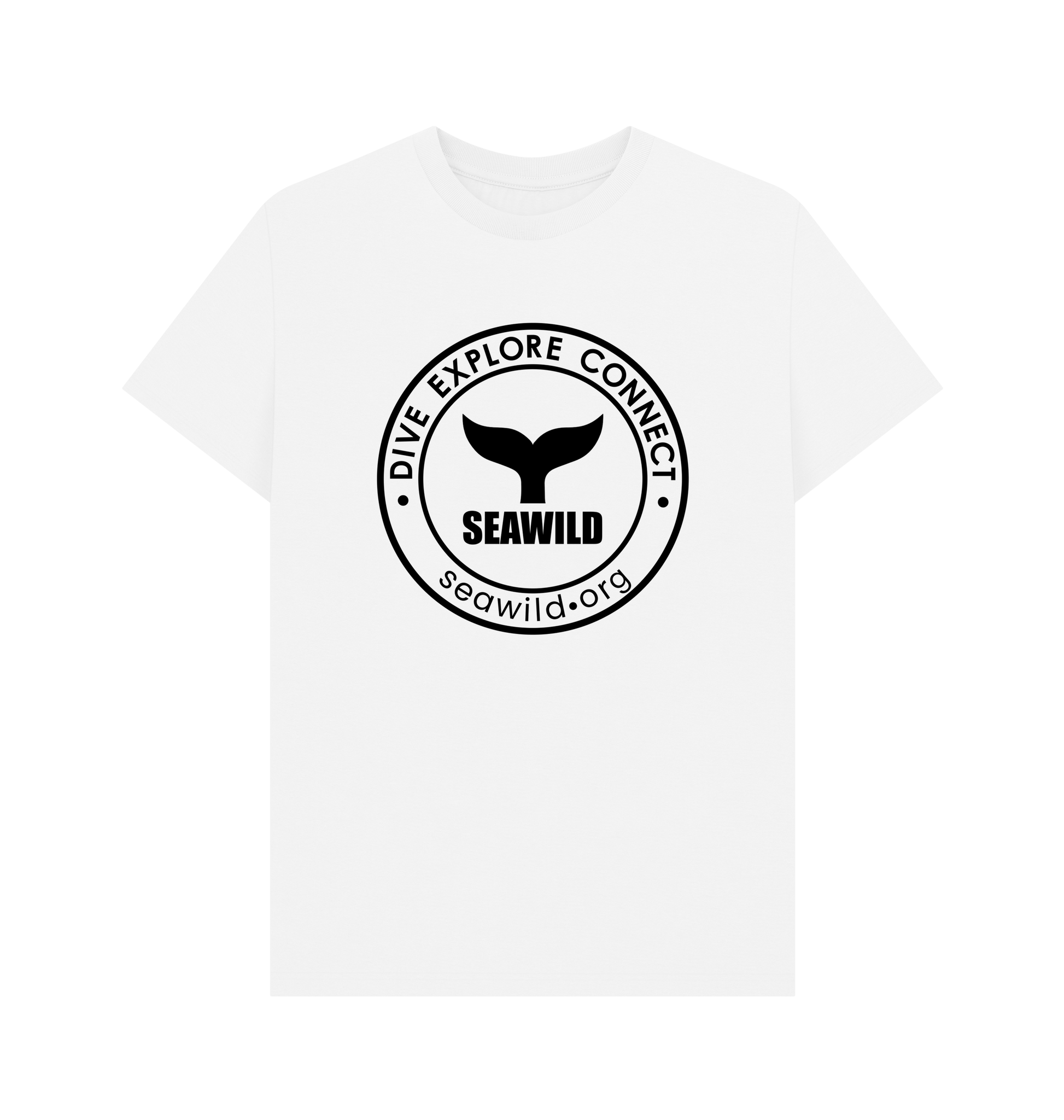 White Printed T-shirt Front