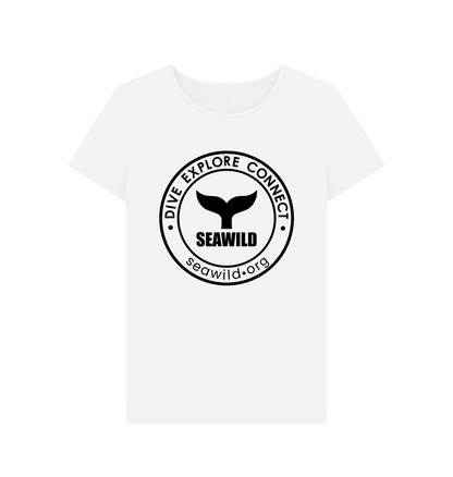 White Printed T-shirt Front