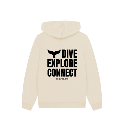 Oat Printed Hoody Back