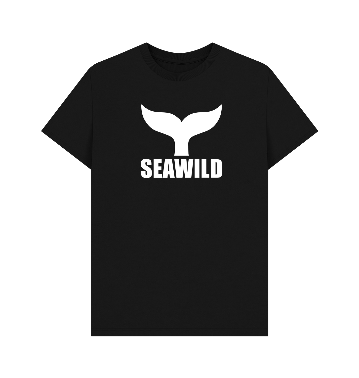 Black Printed T-shirt Front