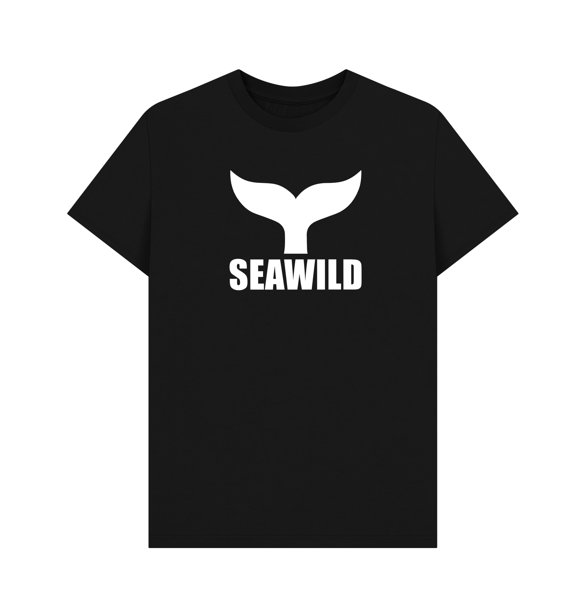 Black Printed T-shirt Front