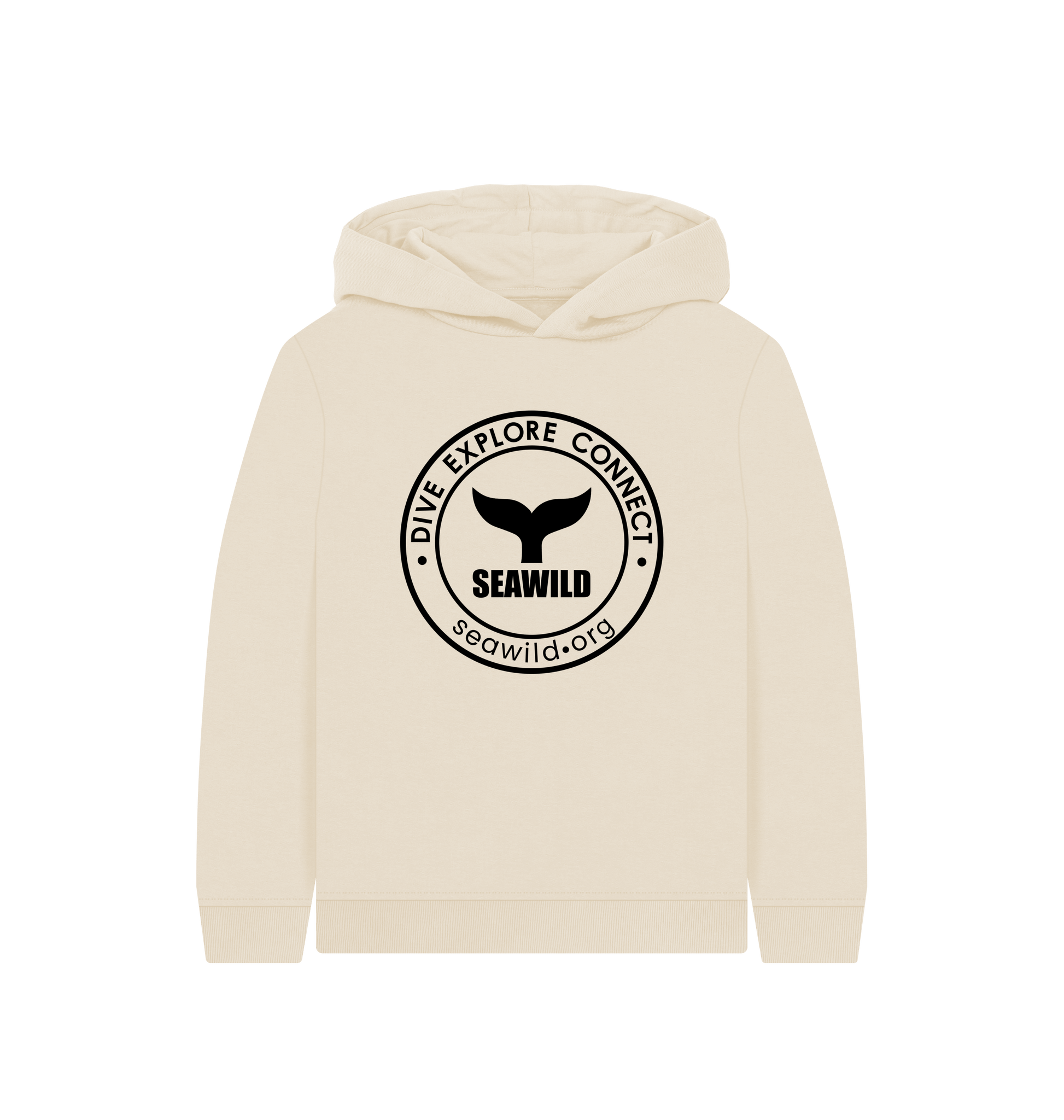 Oat Printed Kids Hoodie Front