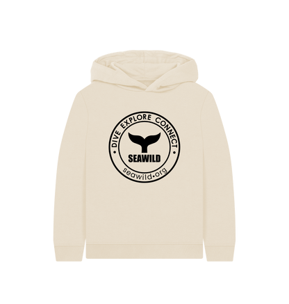 Oat Printed Kids Hoodie Front