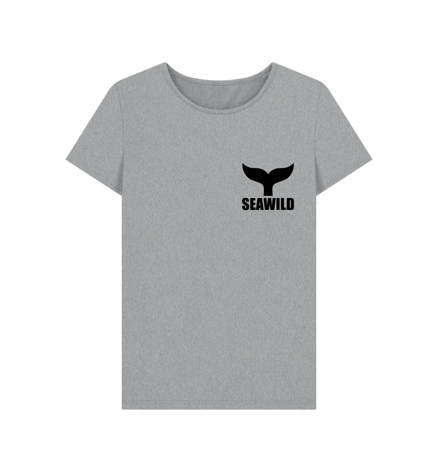 Athletic Grey Printed T-shirt Front