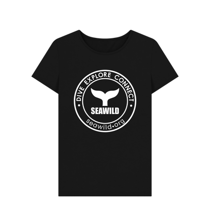 Black Printed T-shirt Front