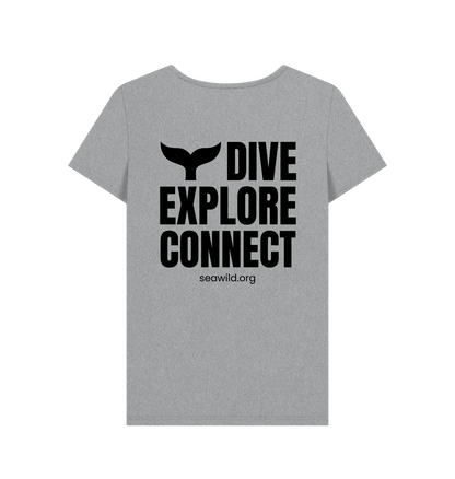 Athletic Grey Printed T-shirt Back